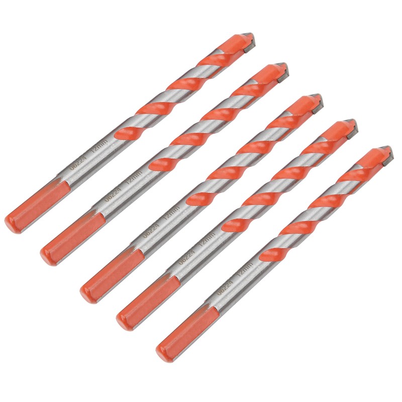 5Pcs Multifunctional Drill Bits Carbide Triangle Shank Electric Drilling Accessories
