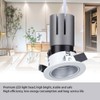 AC100-277V 7W Warm White LED Recessed Lamp Ceiling Light Downlight