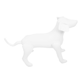 Mobestech Pet Clothing Model Dog Models Dog Mannequin Dog Clothes Display Stand Inflatable Dog Model Dog Clothing Rack Counter Display Stand for Dog Clothing Animal PVC Decorations White