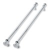 CABDM 2 Pack 12 Inch Hole Center Polished Chrome Cabinet