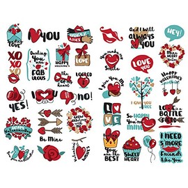 Seasonstorm Couple Love Words Decoration Album Planner Stickers Scrapbooking Diary Sticky Paper Flakes (PK665)