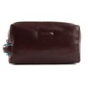 Piquadro Blue Square Toiletry Bag 24.5 cm, Mogano, Toiletry bag