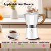 Vaolvpant 12 Cup Aluminum Moka Pot Classic Stovetop Espresso Coffee