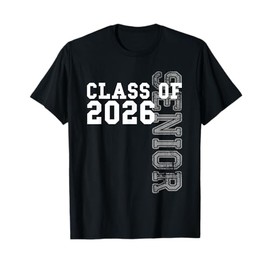 Class of 2026 Senior 2026 Graduation 2025 Student Kids T-Shirt