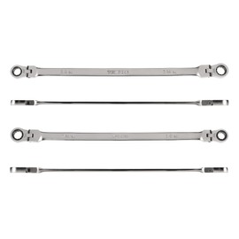 TEKTON 3/8 x 7/16 Inch Long Flex 12-Point Ratcheting Box End Wrench | WRB36310