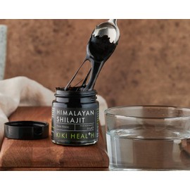 KIKI Health - Himalayan Shilajit, 100% Pure Resin - A Rich Blend of 85+ Trace Minerals, Humic and Fulvic Acids - Supports Energy Levels, Immune Function, and Vitality - 30g