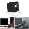 QUARKZMAN Desk Speaker Stand Metal Desk Vertical Speaker Stand Support