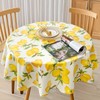 SITAKE 140cm Diameter Round Tablecloth, Polyester Wipeable Circular Table Cover,