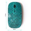 KawaiiMouse [ Optical 2.4G Wireless Mouse ] Teal Iridescent Scale