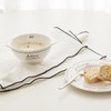 Decoview Petit Lettering Soup Bowl, Black / 데코뷰 쁘띠 레터링