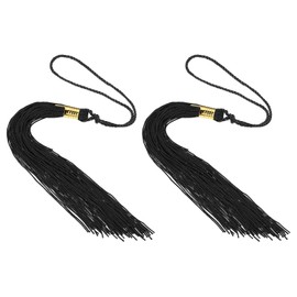 PATIKIL Tassel Graduation, 2 Pcs Graduation Cap Tassel for Graduation Cap Decorate Tassel Charm for Graduation Party Ceremonies Souvenir, Black