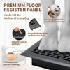 SANYCASA Floor Vents Adjustable Airflow Floor Register Walkable Heavy Duty