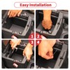 Linskip Console Valuables Safe Compatible with 2018-2024 Jeep Wrangler JL