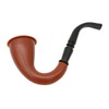 ILOVEFANCYDRESS Brown Pipe Victorian Detective Fancy Dress Accessory - Available