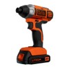 BLACK+DECKER 20V MAX* POWERCONNECT 1/4 in. Cordless Impact Driver Kit