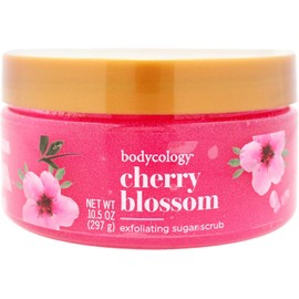 Bodycology Exfoliante Corporal de Azúcar, Cherry Blossom, 297 gr