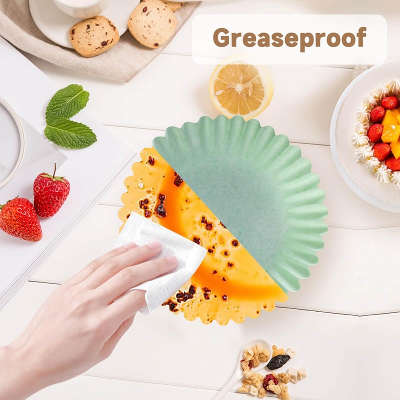 xlloest 400 x Mini Rainbow Cupcake Cases Muffin Cases Paper