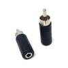 DRUT 2pcs. 3.5mm Mono Jack Socket to RCA Phono Socket