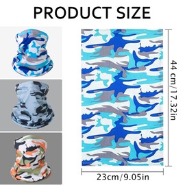 LQTSLFM Multifunktionstuch Schlauchschal, 3 Stück Multifunktionstuch,Bandana Halstuch Herren Damen,Elastisch Winddicht Atmungsaktiv für Motorrad, Wandern, Radfahren und Laufen