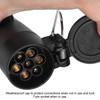 7 Pin Trailer Plug With 98.4in Spring Extension Cable 12V