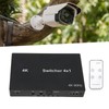 4Kx2K HD Multimedia Interface Switch 4X1 Mouse Keyboard Control Video