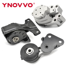 Ynovvo 3Pcs A5342 A5431 A5605 Front and Rear Engine Mount & Transmission Mount Kit Left & Right for Ford Edge 2007- 2014 for Lincoln MKX 2007-2015 3.5L 3.7L