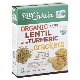 Rw Garcia Crackers Lentil Turmeric Organic 5.5 oz (Pack Of 6)