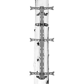 Hawk Helium 30" Lightweight Aluminum Treestand Climbing Stick with Fold Up Steps and Boot Grabbing Grooves - 1-Pack