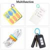 100PCS Plastic Loose-Leaf Ring, Multi-Color Notebook Binder Rings, DIY Tools