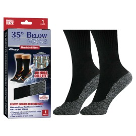 South Moon 35 Degrees Aluminized Fibers Thermal Equipment Comfortable Warm Foot Cold Protection Socks Constant Temperature VeinSize: 1pairs