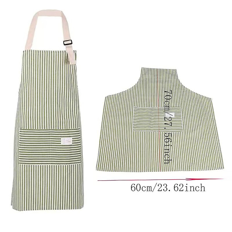 Senteen Cotton Kitchen Apron, Pack of 4, Cooking Apron, Adjustable