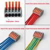CESFONJER 16 Pcs Compact Splice Connector, One-Touch Connector for Stranded