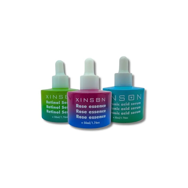 Serum Facial Kit4 Hidrante Acido Esencia Rosa Retinol Essenc
