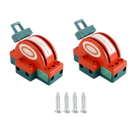 2pcs 32A 2 Pole Double Throw Disconnect Knife Switch Electric Power On Off Control Semicircular Breaker
