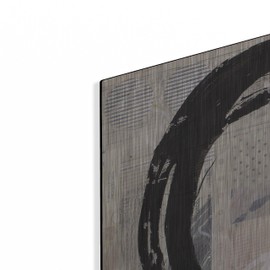 Luxe Metal Art 'Brushstroke No. 11' by Karen Lehrer Metal Wall Art, 24" x 24"