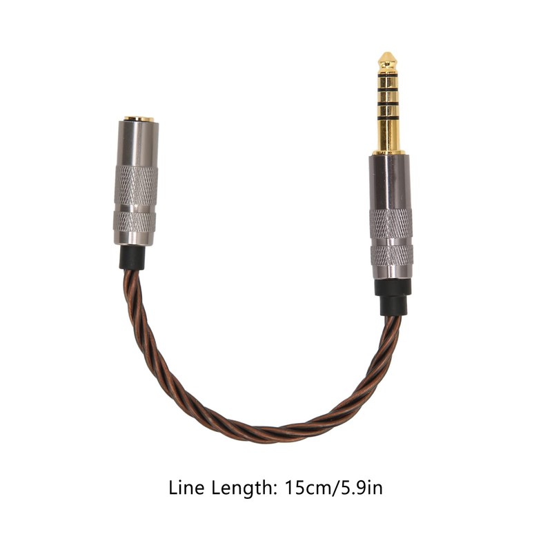 SUNGOOYUE 4.4MM Balanced Male to 3.5MM Balanced Female Adapter Cord,