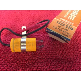 TVAS-2416 SPRAGUE ATOM LYTIC 10-10MF 150-150 WVDC CAPACITOR NOS