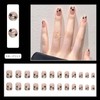 NIUANIUA Nail Tip, Short, False Nails, Cute, Round Tip, Fashion,