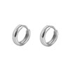 Thick Chunky Cuff Huggie Small Hoop Earrings for Women Men