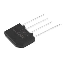 Diode Bridge, KBP210 Diode Bridge 2A 1000V Flat Bridge Rectifier, Schottky Diodes (10 for Sale)