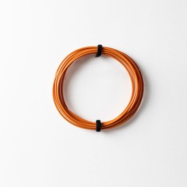 Velites Cyclone Skipping Rope, 3mm Standard Rope, Durability and Perfect Fit, 3.5m Length for Speed and Endurance Training, Orange