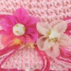 Lipodo Kamia Girls' Summer Hat with Flower Appliqué for Children
