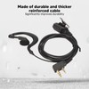 Two Way Radio Earpiece Universal K Head 2 Pin Electroplating