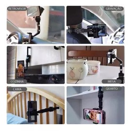 Taej 85 50 Soportes Multifuncion Base Para Celular Auto Retrovisor