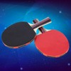 2pcs 7 Layers Wood Ping Pong Paddles Set With Balls