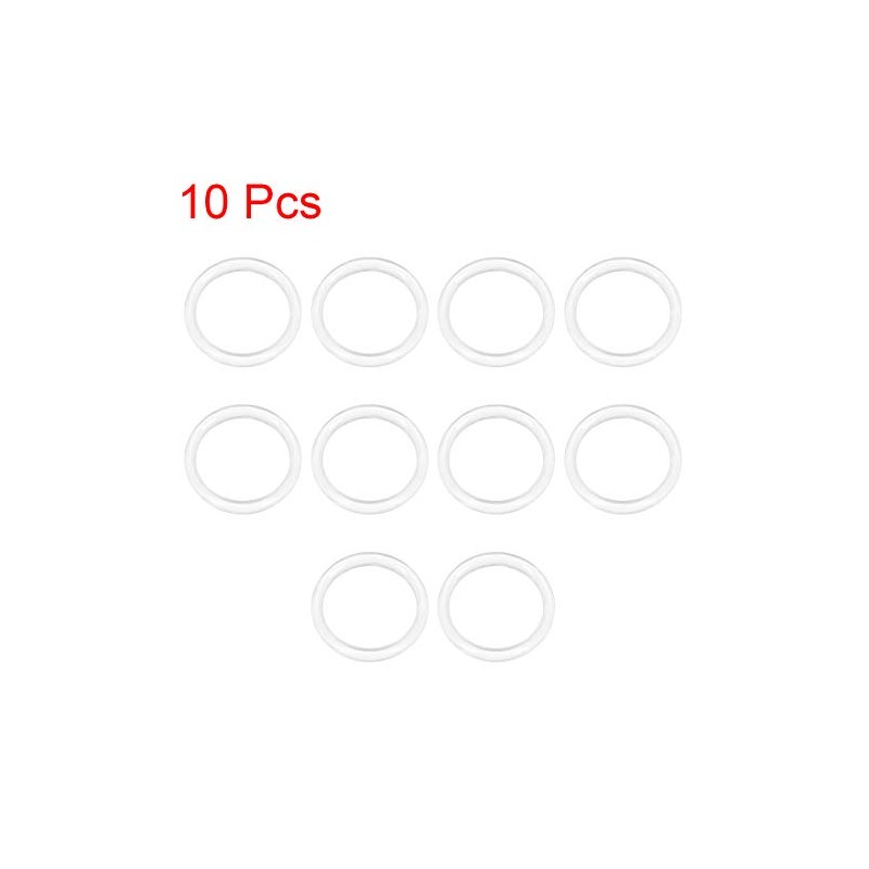 uxcell Silicone O-Ring, 16mm OD, 12mm ID, 2mm Width, VMQ
