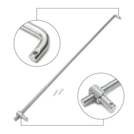 Throttle Rod 14.96” Throttle Linkage Universal Car Clip Accelerator Adjustable for Camaro 1967-1969 | Nova 1968-1969 | Chevelle and El Camino 1964-1969