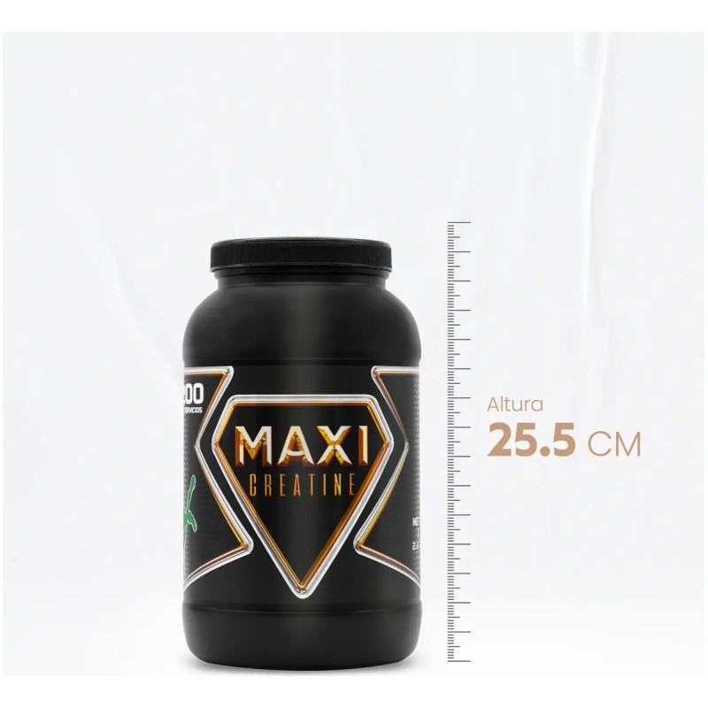 Creatina Monohidratada En Polvo 1kg Maxi Protein 200servis