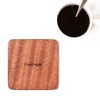 Copenhagen Map Coaster, Set of 4, Sapele Wooden Coaster with
