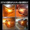CIWENDAN Stealth Valve S25 180° Single LED Turn Signal, Amber,